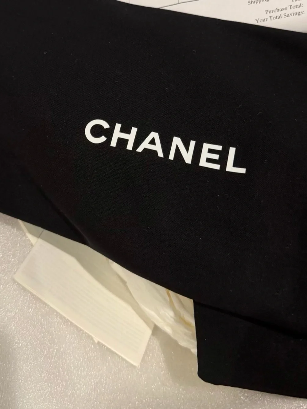 CHANEL Cream Braided & Chain Strap Sandals